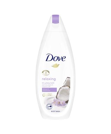 Dove Relaxing microbiome-gentle Body Wash for softer smoother skin after just one shower 225 ml