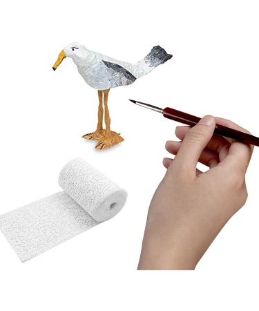 Plaster Cloth Rolls (Pack of 12) - Gauze Bandages for Body Casts Craft Projects Belly Molds - Easy to Use Wrap Strips - 6 W x 180 L(Single Roll) 6x180 - Buy Online on GoSupps.com