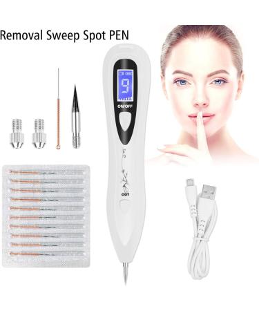 Mole Removal Pen - VOONEEN Professional Beauty Tool for Face & Body 9 Strength Levels USB Rechargeable Warts & Nevus Remover - Buy Online on GoSupps.com