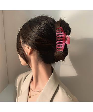 2023 New Amber Acrylic Jelly Hair Claw Clips for Women - Strong Hold, Excellent Quality - Perfect Gift for Thick & Thin Hair - Buy Online on GoSupps.com