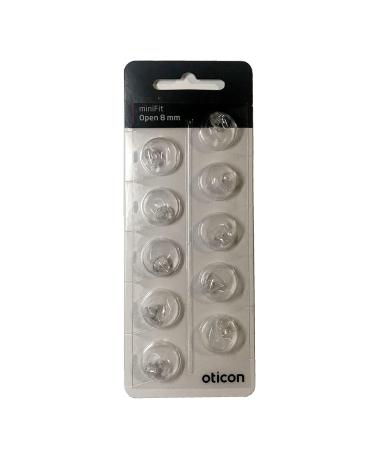 Oticon Minifit Open 8mm Dome Piece (10 Pack)