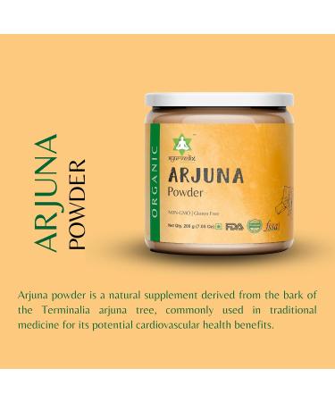 Ayurvedix Pure & Organic Arjuna Powder (Terminalia Arjuna) 200g Pack of 3 200 g (Pack of 3) - Buy Online on GoSupps.com