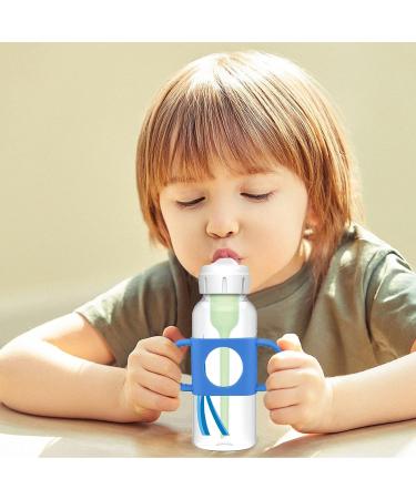 3 Pack DR Brown Bottle Handles - Baby Bottle Holder for 8oz Narrow & Wide-Neck Bottles - Food Grade Silicone, BPA Free, Dishwasher Safe - Baby Grasp Teaching - Blue Pink Green - Buy Online on GoSupps.com