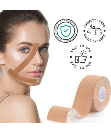 Pilipane Face Lift Tape for Wrinkle Reduction and Skin Tightening Facial Wrinkle Prevention and Myofascial Lift Tape Promotes Blood Circulation and Prevents Skin Sagging V Face Shape Tape - Buy Online on GoSupps.com