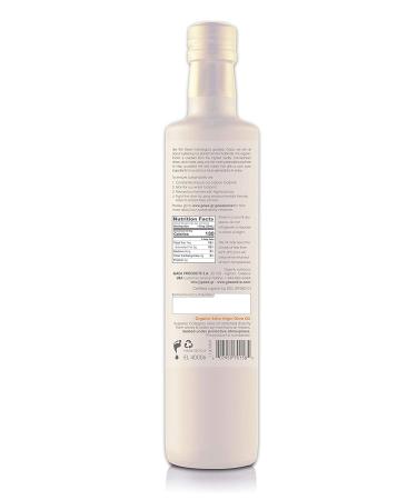 Gaea Organic Extra Virgin Olive Oil - 16.9 fl oz (500 ml) - Premium Quality, Cold-Pressed, Healthy Cooking Oil - Buy Online on GoSupps.com