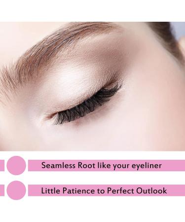 Cluster Lashes 72 Pcs Individual Lash Clusters 14mm - Reusable DIY Eyelash Extension Super Thin Band - Soft & Comfortable - Into You-01-D - Buy Online on GoSupps.com