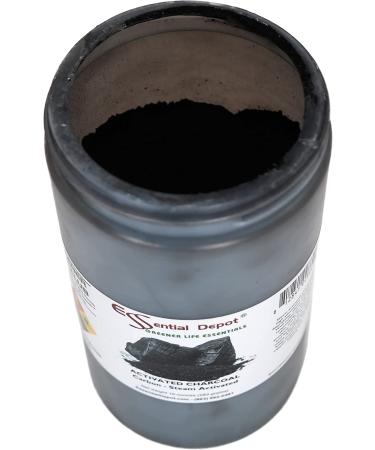 Essential Depot Activated Charcoal Powder 10 oz - Natural Detoxifying Agent - Buy Online on GoSupps.com
