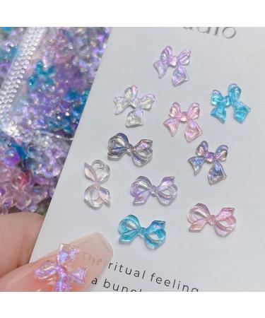 FEIlei 3D Decor Nail Jewelry Elegant Resin Flower Design DIY Bows Wedding Nail Charms - Buy Online on GoSupps.com