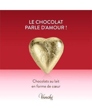 Venchi - Valentines Milk Chocolates 1 kg - Heart-shaped chocolates - Gluten-free - Buy Online on GoSupps.com