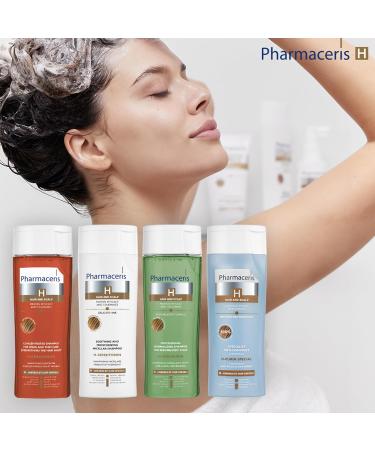 Pharmaceris H Keratineum Concentrated Shampoo | Strengthen Weak & Thin Hair | Sensitive Scalp Treatment | 250ml - Hair Loss Solution for Men & Women - Buy Online on GoSupps.com