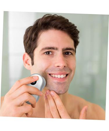 Shop Mini Electric Shaver for Men - Portable Trimmer Back Shaver & Nose Hair Remover | Travel-Friendly Razor in Silver - Buy Online on GoSupps.com