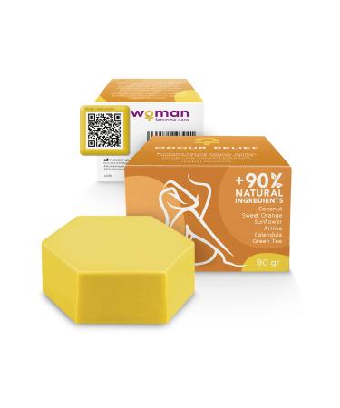90 gr intimacy women against smell - intimate soap piece for women cleans moisture and eliminates bad smells - intimate care with over 90% natural ingredients