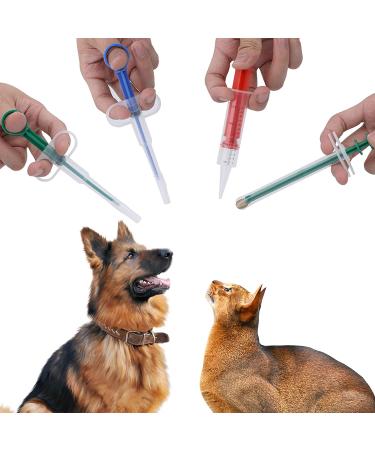 LUTER 4PCS Pet Syringe & Pill Shooter for Cats Dogs Small Animals - Reusable Medical Feeding Tool - Buy Online on GoSupps.com