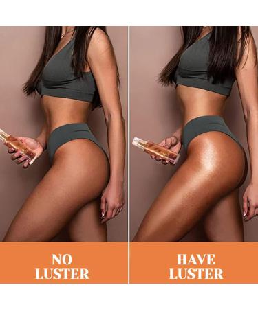 Shimmering Body Oil Body Highlighter Makeup Lotion Highlight Body Liquid Long Lasting Moisturizing Highlight Body Luminizer Oil for Body Face Legs 80g - Buy Online on GoSupps.com