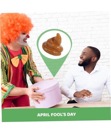 NOLITOY 6 pcs Simulation Poop Fake Dog Toy Novelty Mischief Poop Fake Poop Imitation Poop Prop Fake Human Poop Mini Prank Poop Toy Child Rubber Turn Signal Stress Khakix2pcs 7.5x6.5cmx2pcs - Buy Online on GoSupps.com