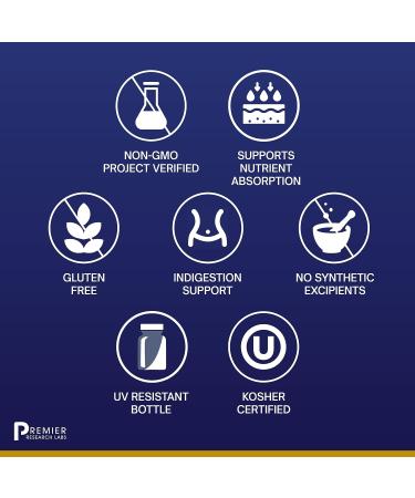 PRL HCL Betaine Hydrochloride Acid Supplement - Digestion Support - 90 Vegan Capsules - Buy Online on GoSupps.com