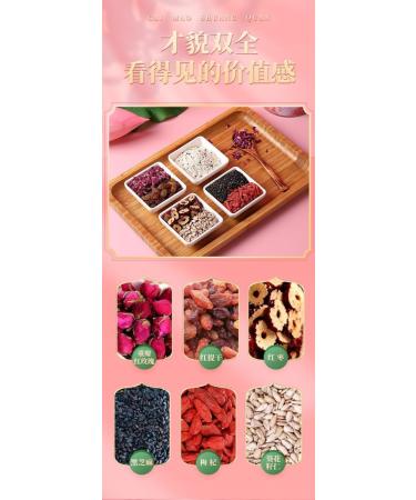 Osmanthus nut lotus root powder soup instant brewed and ready to eat red jujube nut soup rose flavored full belly snack fruit soup Nutritional breakfast gift (Osmanthus lotus root powder 4 can) - Buy Online on GoSupps.com