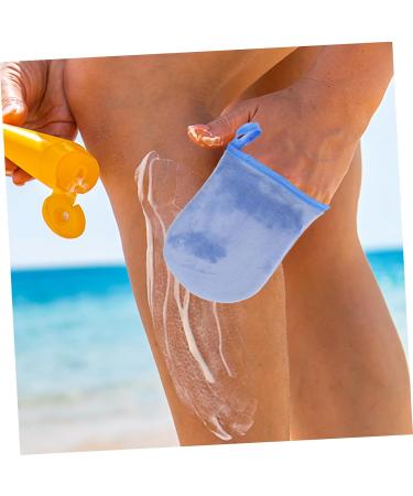 FRCOLOR 1 Set Gloves Back Applicator for Lotion Back Tanning Lotion Applicator Tanning Mitt Applicator Lotion Back Applicator Back Tanning Applicator Self Tan Flocking - Buy Online on GoSupps.com