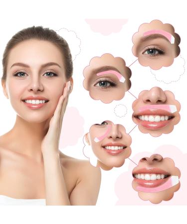 Facial Hair Removal Wax Strips for Women - 12 Double Sided Cold Waxing Strips for Eyebrows, Perfect for Home and Travel - Buy Online on GoSupps.com