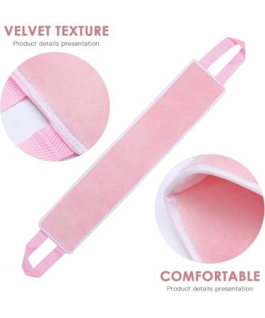 Minkissy Flocking Back Strip Back Tanning Applicator Cream Applicator Tanning Lotion Hydrating Lotion Self Tanning Back Tan Applicator Back Self Tanner Face Pink Accessories Fiber - Buy Online on GoSupps.com