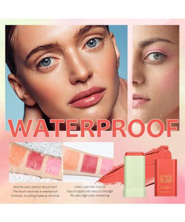Tongyend 3-in-1 Cream Blush Stick for Lip, Cheek, and Eye - Waterproof & Lightweight Pink Blush for Women - 46g - Buy Online on GoSupps.com