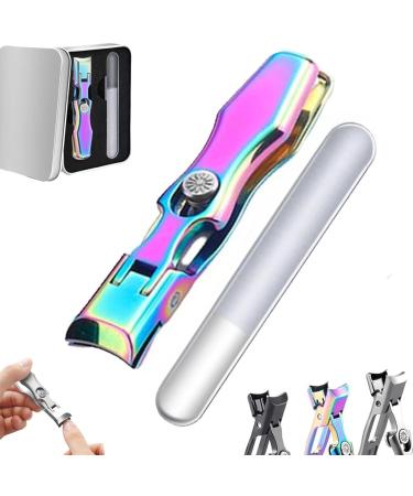 Argumub Luxgrip German Toe Nail Clippers for Thick Nails Lux Grip German Nail Clippers Ultra Wide Jaw Toenail Clippers Heavy Duty Nail Cutter (Multicolor)