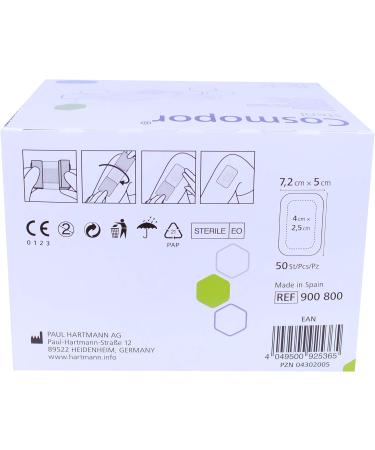 Buy COSMOPOR Steril 5x7.2cm - Premium Wound Dressing | International Shipping Available - Buy Online on GoSupps.com