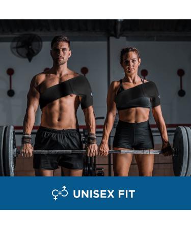 Shoulder Brace Ice Pack Compression Sleeve - Rotator Cuff Therapy Support for Pain Relief - Buy Online on GoSupps.com