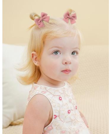 Jollybows 20-Piece Baby Girls Hair Clips & Loops - Colorful Hair Accessories for Kids & Teens (2 inches) - Buy Online on GoSupps.com