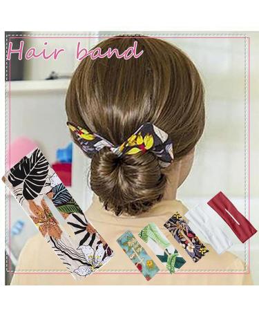Buy Generic Deft Bun Maker - Multi-Colored Cloth Magic Clip & Twister Bow for Elegant French Twist & Classy Hair Knots (6PC) - Buy Online on GoSupps.com