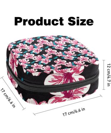 Shop Stylish Storage Bags for Women Large Zipper Pockets for Menstrual Cups Panty Liners Bandages & More | Flower & Leaf Patterns - Buy Online on GoSupps.com