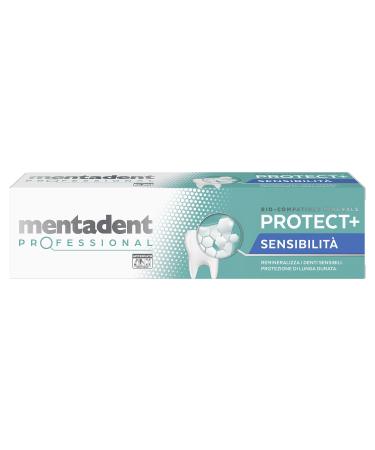 Mentadent Mentadent Professional Protect+ Sensitivity Toothpaste Sensitive Toothpaste Remineralizes and offers protection against tooth sensitivity with biological minerals and potassium 75 ml
