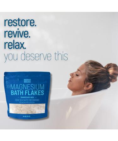 Buy Magnesium Flakes with MSM - 10 LBS Dead Sea Salts for Soaking | Magnesium Chloride Flakes for Relaxation & Relief - Fast International Shipping - Buy Online on GoSupps.com