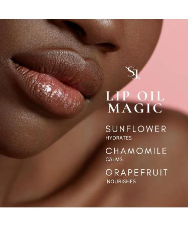 SAINT JANE Luxury Lip Oil - Floral-Infused Clean Skincare | 0.15 oz (4.5 ml) for Ultimate Hydration - Buy Online on GoSupps.com
