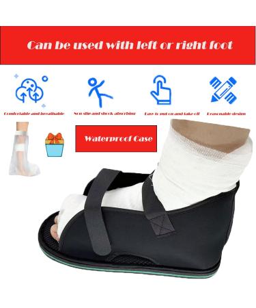 Adjustable Postoperative Plaster Shoes | Medical Walking Shoes for Foot Sprains & Ankle Fractures (L) - International Shipping - Buy Online on GoSupps.com