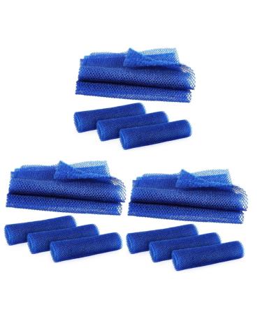 FRCOLOR 12 Pcs Long Bath Towel African Exfoliating Body Washers Shower Sponge Net African Net Bath Cloth Exfoliating Towel Body Sponge African Net Sponge Net Nylon Strip Loofah Miss