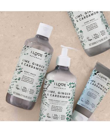 I LOVE Naturals Lime Ginger and Cardamom Hand Lotion - Hand Lotion for Dry Skin - Moisturizing Lotion with Shea Butter and Coconut Oil - 3.38 oz Shea Butter 3.38 Fl Oz (Pack of 1) - Buy Online on GoSupps.com