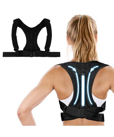 Kevian back straightened back trainer pain relief from the neck shoulder back align spine back straight improvement of posture for women and men (XL)