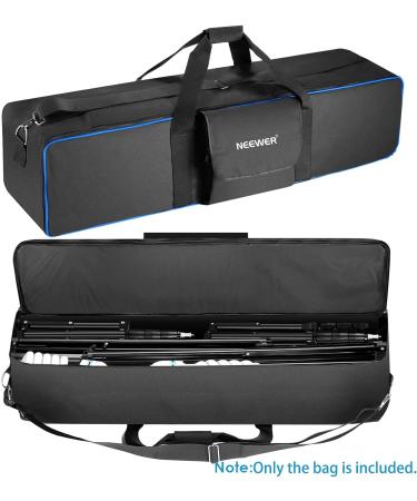 Neewer Large Photo Studio Lighting Equipment Carrying Bag 41.3x9.84x9.84in - Blue | Shoulder Strap & Handle for Light Stand, Tripod, Umbrella, Monolight, LED Light & Accessories - Buy Online on GoSupps.com