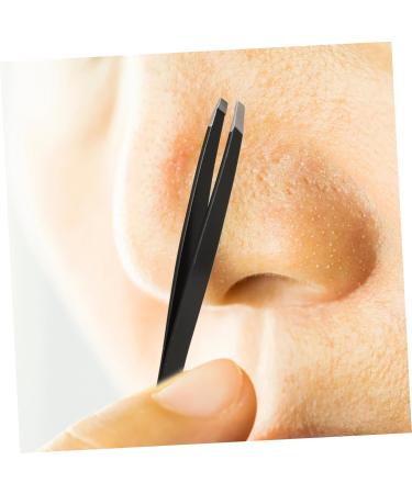 Gogogmee Double-Ended Eyebrow Tweezers Eyebrow Repairing Tweezer Eyebrow Grooming Tool False Eyelash Pick Tweezer Eyelash Pick up Tool Tweezer for False Eyelash Eyebrow Clip Stainless Steel - Buy Online on GoSupps.com