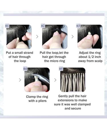 Shop Limited Discount Microring Extensions - Real Ash Blonde Hair #18/613 - 55cm 50g - Premium Quality for Recovery & Volume - Buy Online on GoSupps.com