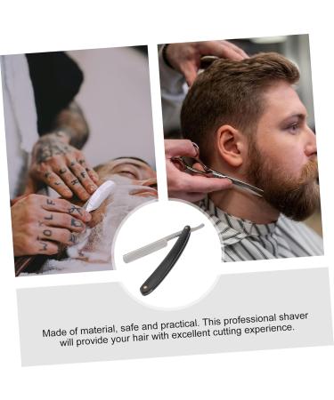 Premium Soesfoufu Old Razor - Razor-Sharp Manual Shaving Experience for Men with Wooden Handle - Buy Online on GoSupps.com