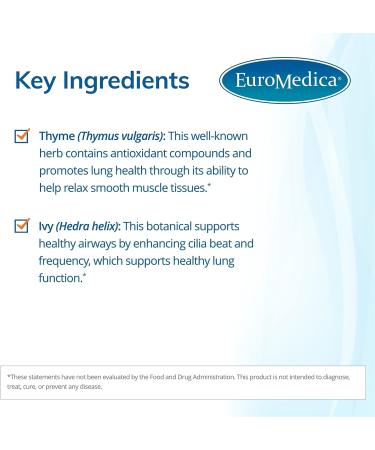 Euromedica Respiratory Relief - 90 Tablets - Promotes Lung Health for Adults & Children - Non-GMO Formula - 90 Servings - Buy Online on GoSupps.com