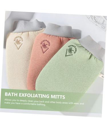 Kids Double Sided Bath Gloves - Body Exfoliating & Cleaning Mittens for Men | Healeved 2pcs - Buy Online on GoSupps.com