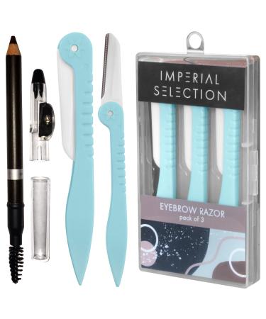 Eyebrow Razor | Facial Hair Remover Women | Dermaplaning Blades for Face | Eyebrow Hair Remover | Shaper & Razors Women | Free Eyebrow Pencil Black