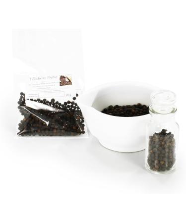  Feine W rze Tellicherry Complete Black Pepper Special Rare Pepper Plate Pepper Plate Pancake Garbled Special Extra Bold Piper Nigrum 20g - Buy Online on GoSupps.com