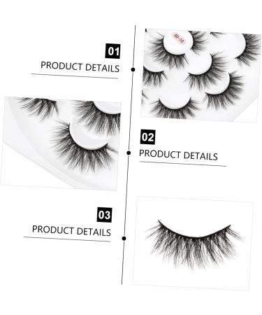 minkissy 2 Boxes 6d False Eyelashes Girls Accessories Girl Makeup False Eyelash Accessories for Girls Wispy Lashes Lash Accessories Dense Makeup Eyelashes Fake Eyelash Chemical Fiber - Buy Online on GoSupps.com