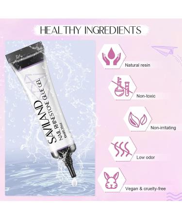 Saviland Nail Rhinestone Glue Gel Set - Strong 10ML Adhesive for Rhinestones, Charms, Acrylic, Press On & Fake Nails - Nail Lamp Required (2PCS) - Buy Online on GoSupps.com