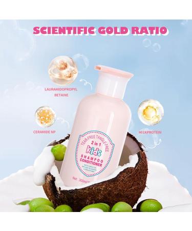  G n rique Tearless Shampoo | Gentle Moisturizing Shampoo | Conditioner For Curly Hair | Moisturizing Shampoo & Conditioner 300ml Tear Free Shampoo For Sensitive Scalp Conditioner - Buy Online on GoSupps.com