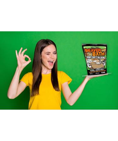Pink Beaver Bath Soak: Funny Girlfriend Gifts | Luxury Bath Salts for Women | Naughty Spa Gifts | Bachelorette Party Favors - Buy Online on GoSupps.com